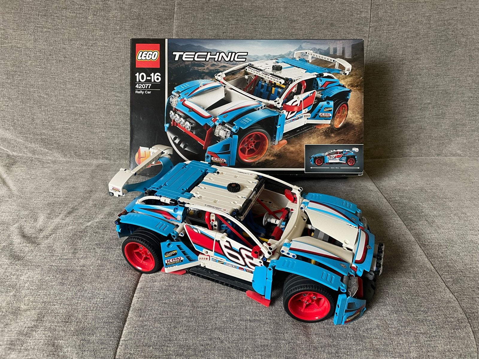 LEGO Technic 42077 Rally Car - Zo goed als nieuw, Ophalen of Verzenden, Zo goed als nieuw, Overige merken