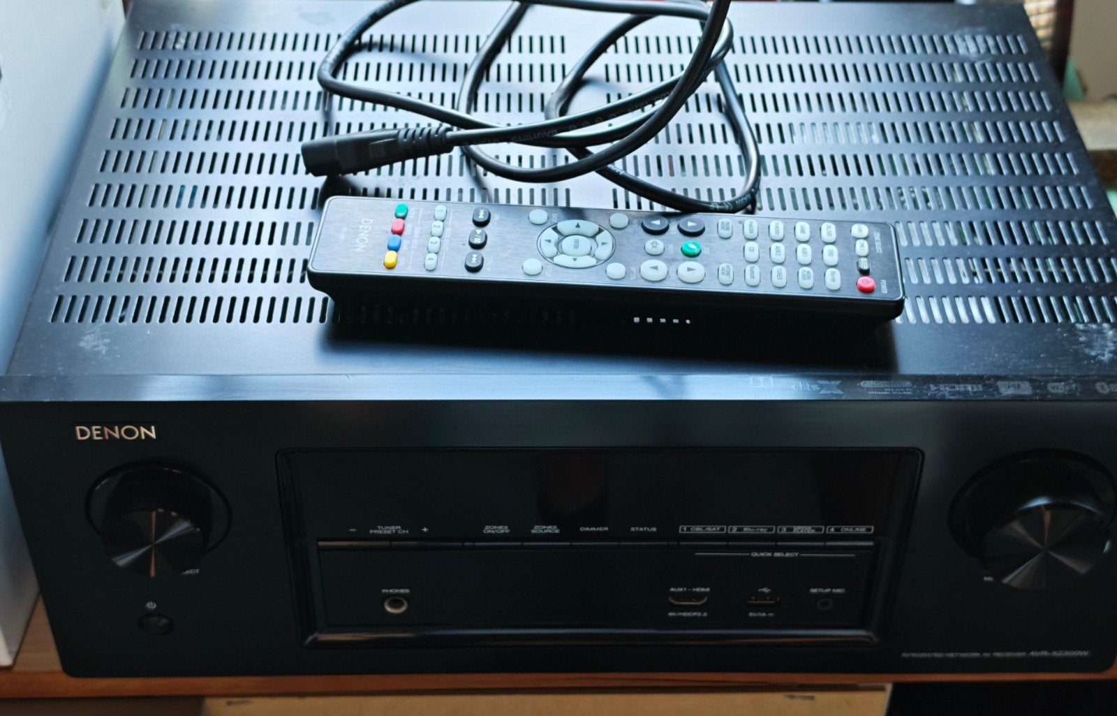 Denon X2300W AVR met Wifi (Spotify) 7.2 4k, Ophalen, Denon, Zo goed als nieuw, 120 watt of meer