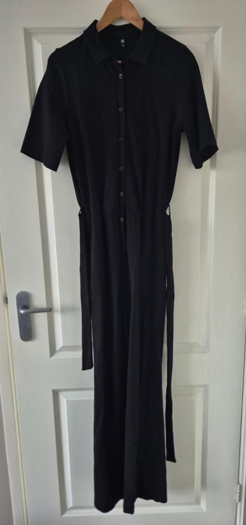Mooie zwarte jumpsuit van de Hema in maat M  (1x gedragen), Kleding | Dames, Jumpsuits, Maat 38/40 (M), Zwart, Ophalen of Verzenden