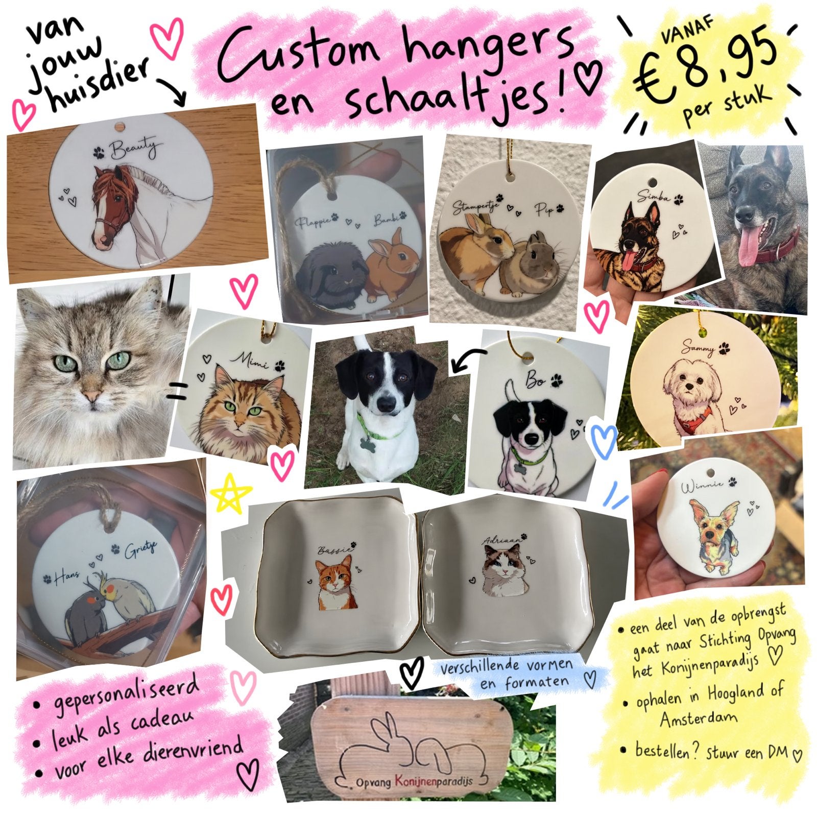Kerstcadeau sinterklaas gepersonaliseerde hanger schaaltje, Ophalen of Verzenden