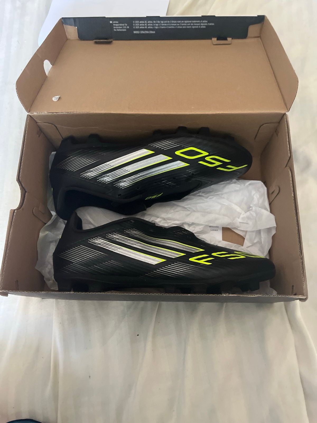 Adidas X Speedflow voetbalschoenen - Zwart/Geel maat 44, Sport en Fitness, Voetbal, Maat XS of kleiner, Ophalen, Nieuw, Schoenen