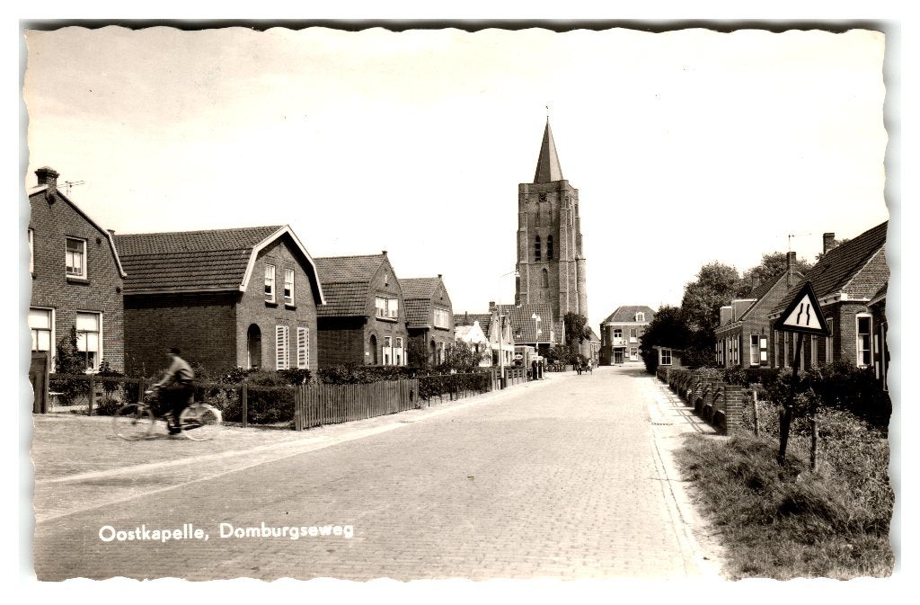 Oostkapelle, Domburgseweg, Ophalen of Verzenden, 1960 tot 1980, Gelopen, Zeeland