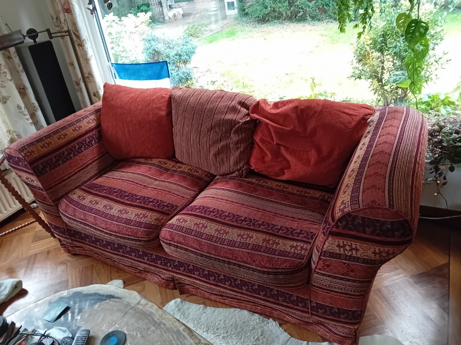 3 zits Bank zgan moet weg zitbreedte 160cm, Huis en Inrichting, Ophalen, 150 tot 200 cm, Tweepersoons, 75 tot 100 cm