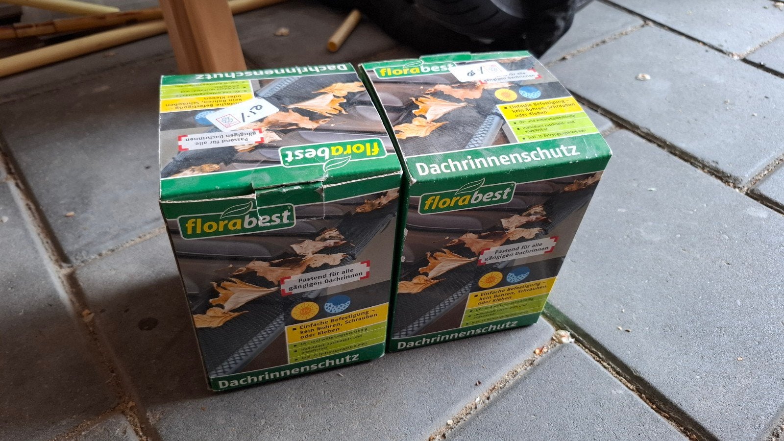 Florabest dakgootbescherming 2x 6m, Ophalen, Overige materialen, Zwart, Overige typen