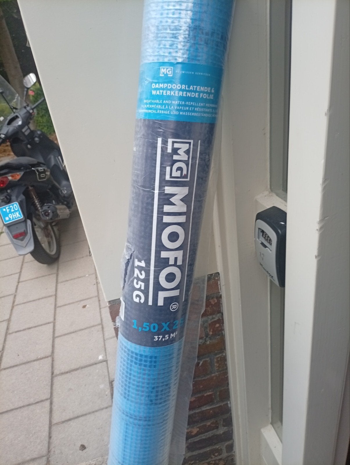 MG Miofol 125G Dampdoorlatende & Waterkerende Folie, Ophalen