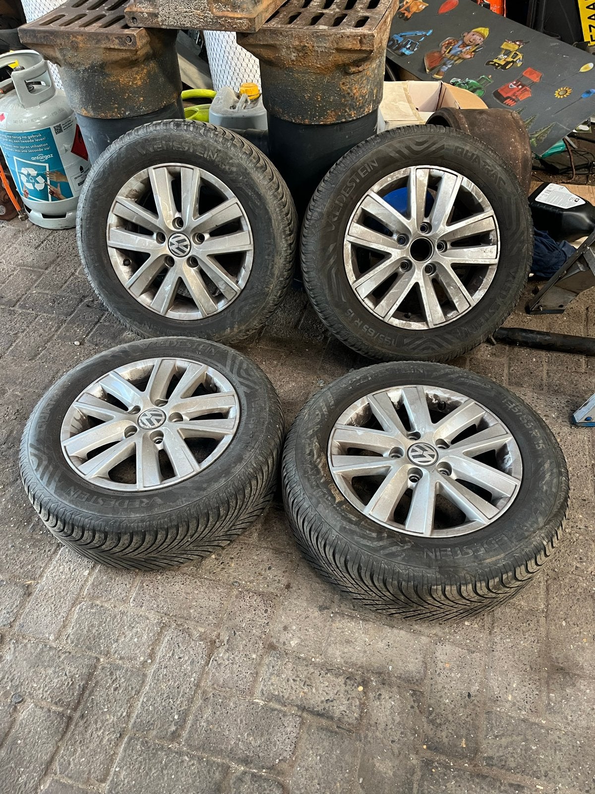 Lichtmetalen velgen vw caddy, Ophalen, Gebruikt, 15 inch, All Season