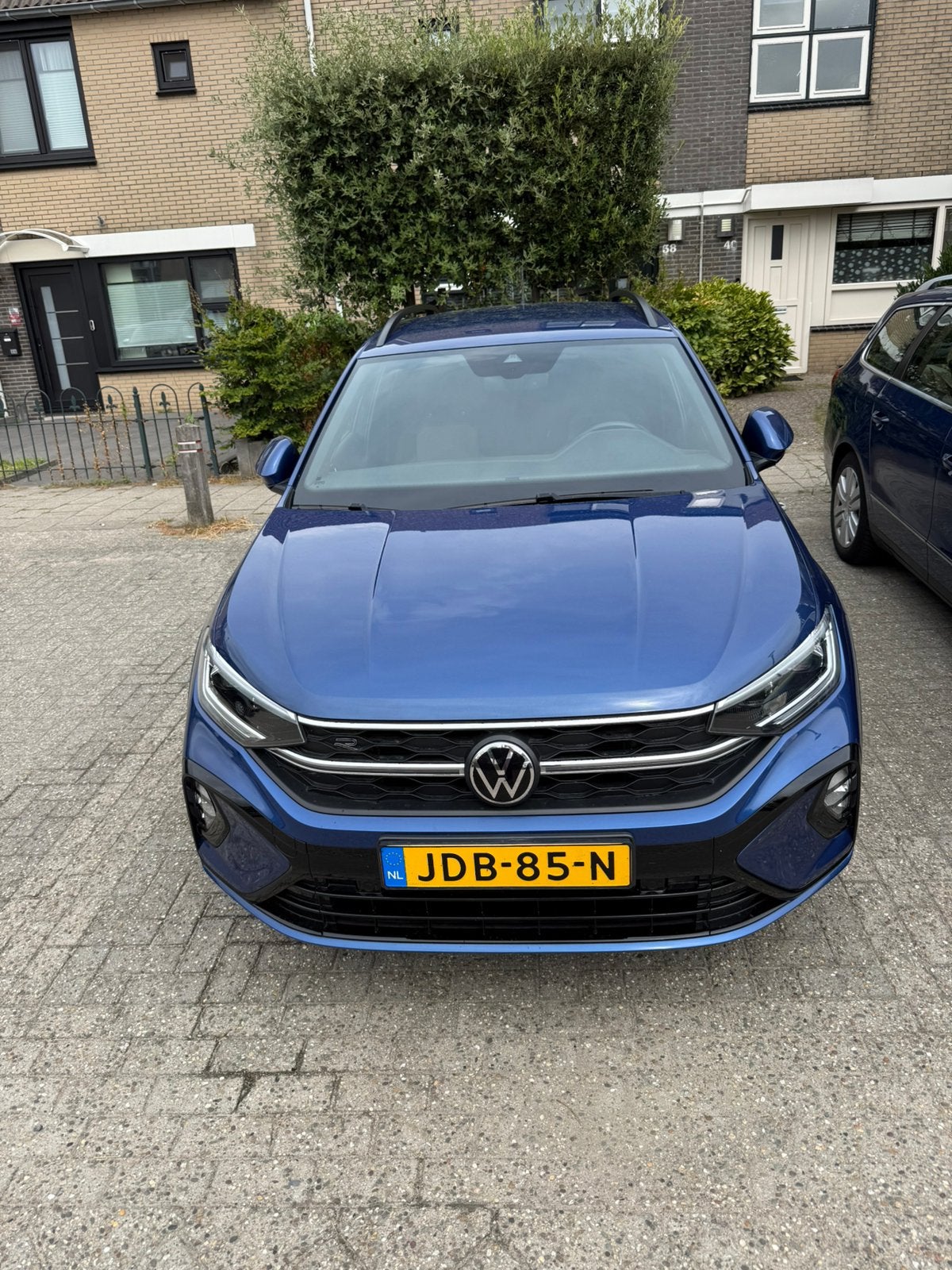 Volkswagen Taigo R-Line Automaat | Camera| Virtual Cockpit, Auto's, 1160 kg, Stof, Overige carrosserieën, Blauw