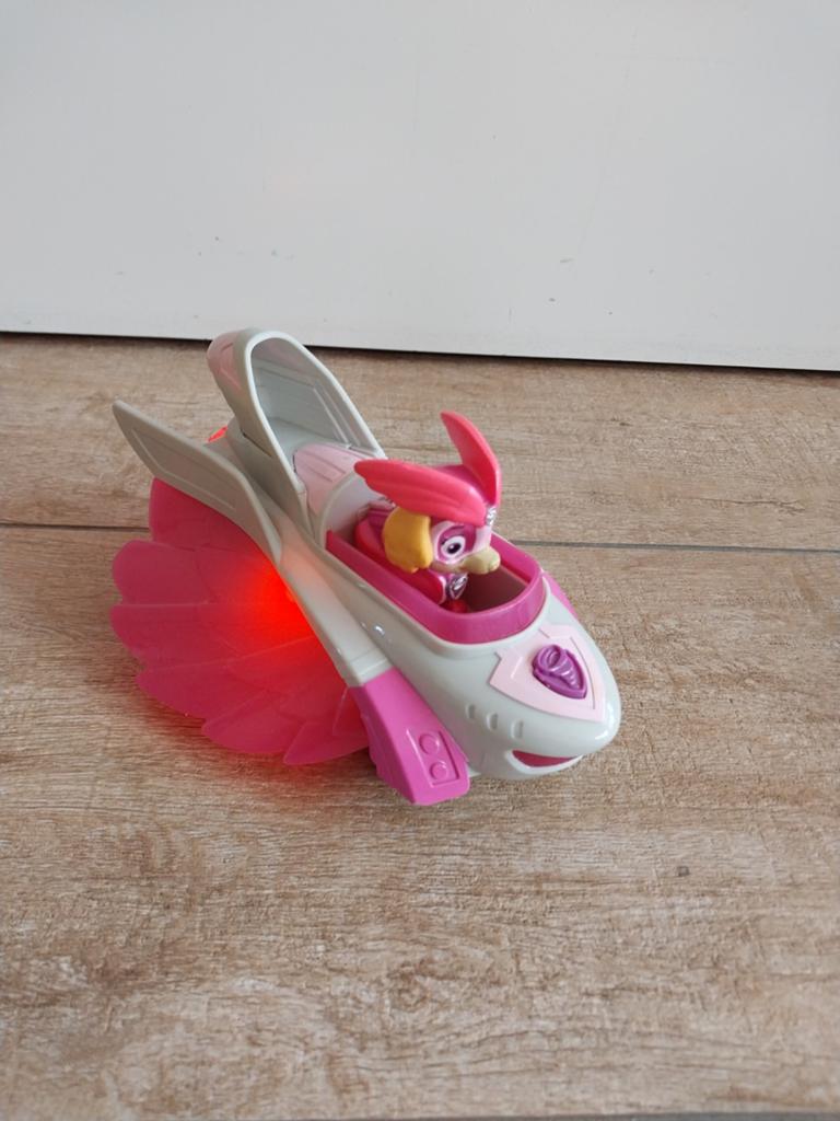 Paw Patrol Skye Vliegtuig met Licht, Ophalen of Verzenden, Gebruikt