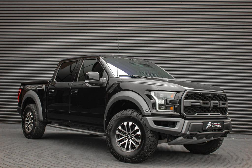 Ford USA F150 3.5 V6 Ecoboost SuperCrew Raptor LPG-G3 / NAVI, Auto's, Automaat, F-150, Zwart, Leder