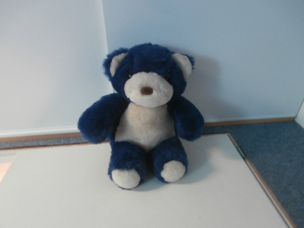 knuffel beer blauw zachte knuffelbeer Happy Bear Inspiration, Overige merken, Beer, Blauw, Ophalen of Verzenden