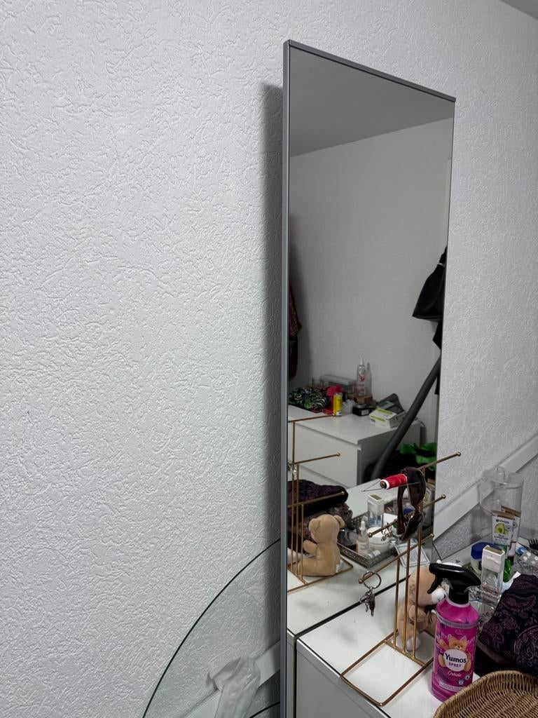 Pax kastdeur met spiegel, Ophalen, Gebruikt, 200 cm of meer, Rechthoekig