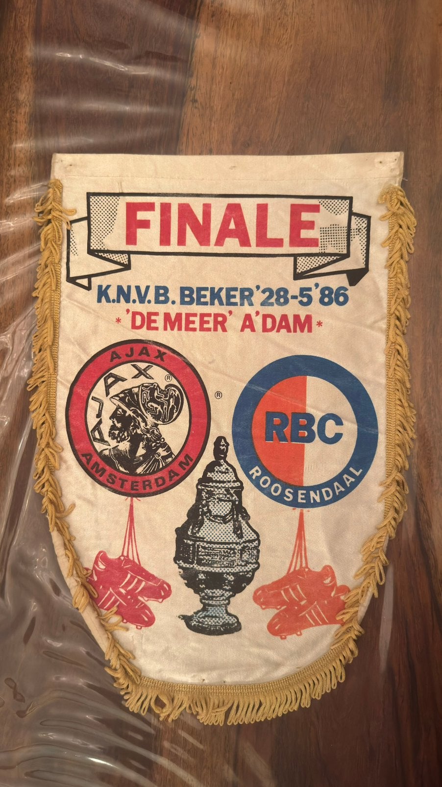 Vaantje Ajax - RBC 28-05-1986, Ophalen of Verzenden, Zo goed als nieuw, Ajax, Boek of Tijdschrift