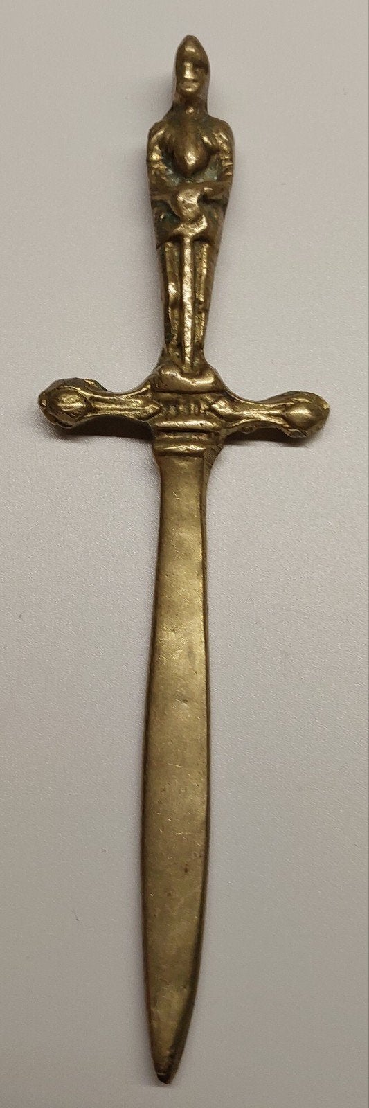 Messing briefopener., Ophalen of Verzenden