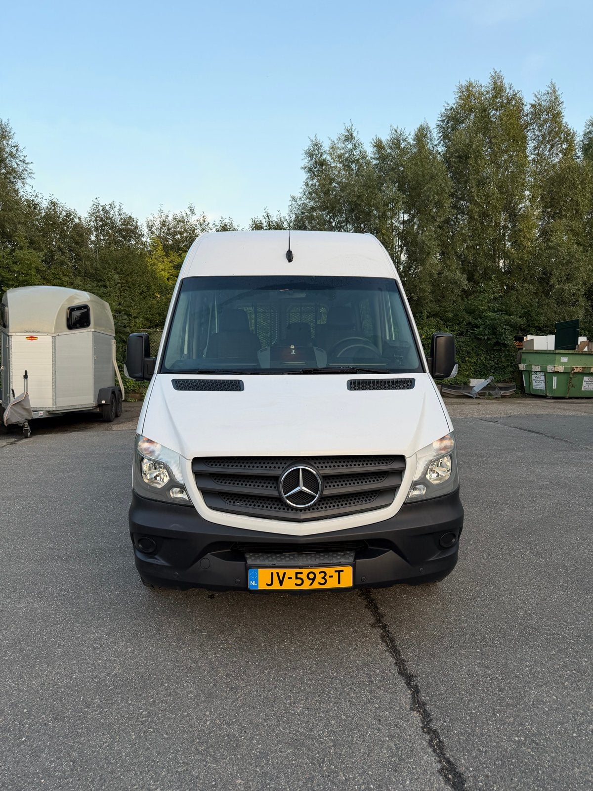 Mercedes-Benz Sprinter Combi 2.1 CDI 95KW 2016 9 Persoons, Auto's, Automaat, Parkeerassistent, Leder en Stof, Wit