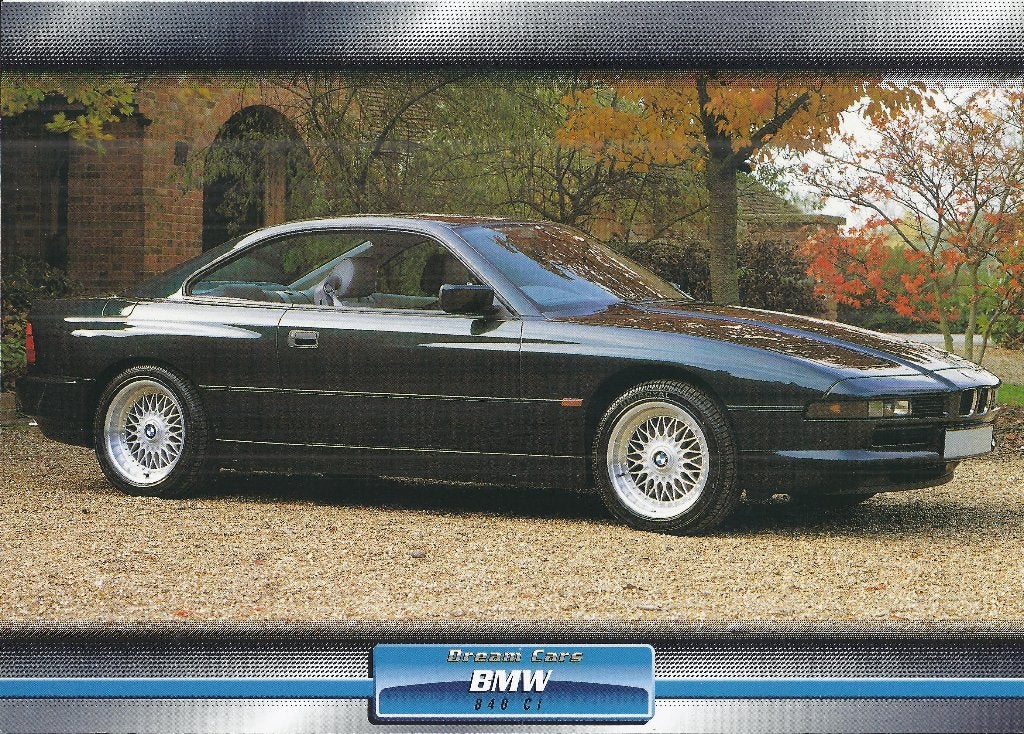 Ma18 foto bmw 840 ci - - ( afmeting 28 cm x 20 cm ) --, Ophalen of Verzenden, 1980 tot heden, Zo goed als nieuw, Overige onderwerpen