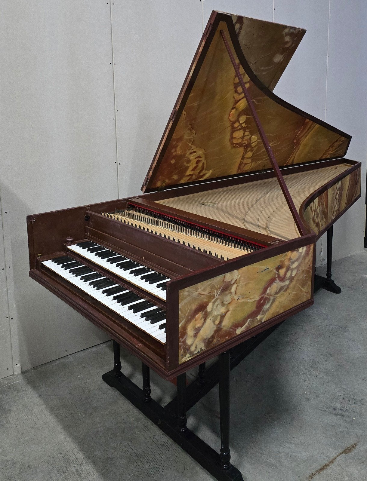 Walter Maene klavecimbel, Harpsichord, double manual, Muziek en Instrumenten, Ophalen, Gebruikt