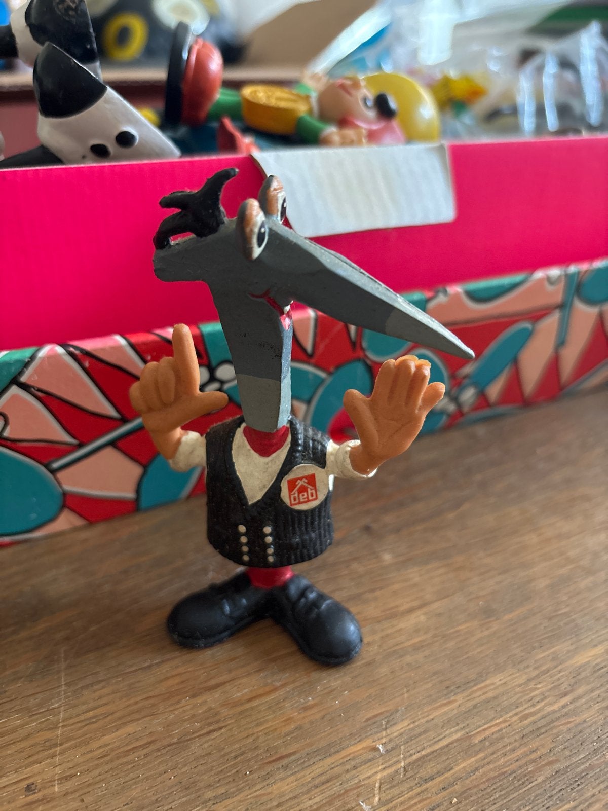 Vintage DEB Kluswijs figuurtje - Verzamelobject, Ophalen of Verzenden, Gebruikt