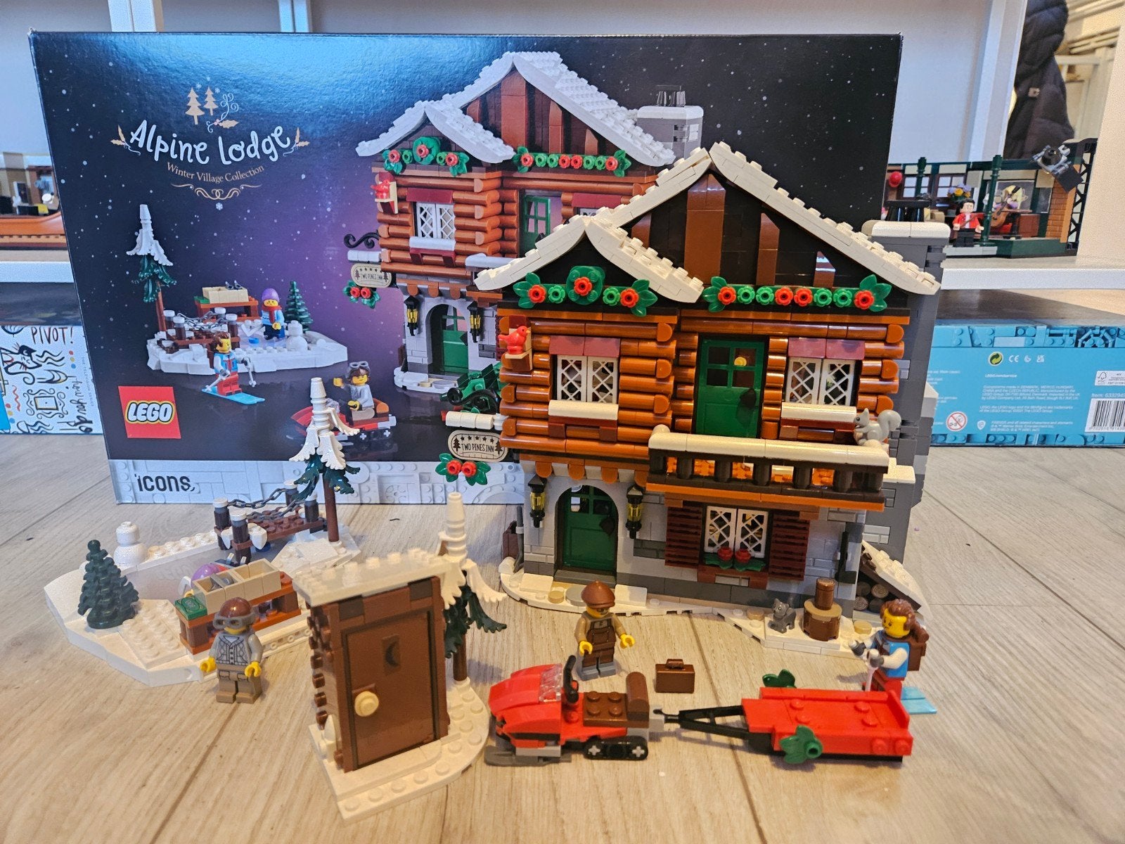 LEGO 10325 Alpine Lodge, Kinderen en Baby's, Ophalen, Inclusief extra onderdelen, Lego, Zo goed als nieuw