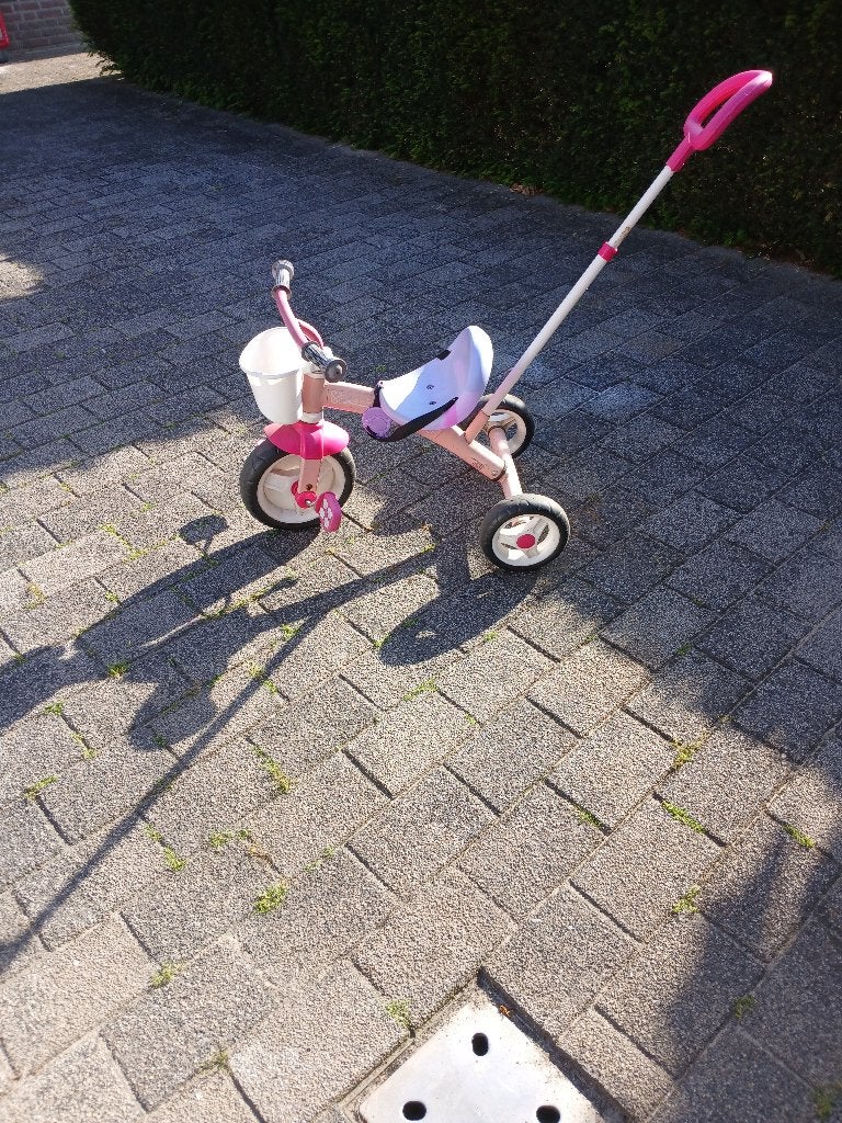 Chicco fiets met duwstang, Ophalen, Terugtraprem, Gebruikt, Chicco