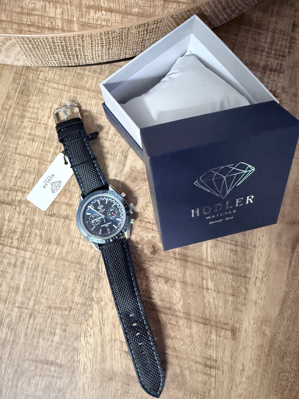 Hodler horloge - Nieuw in verpakking, Sieraden, Tassen en Uiterlijk, Horloges | Heren, Overige merken, Staal, Polshorloge, Overige materialen