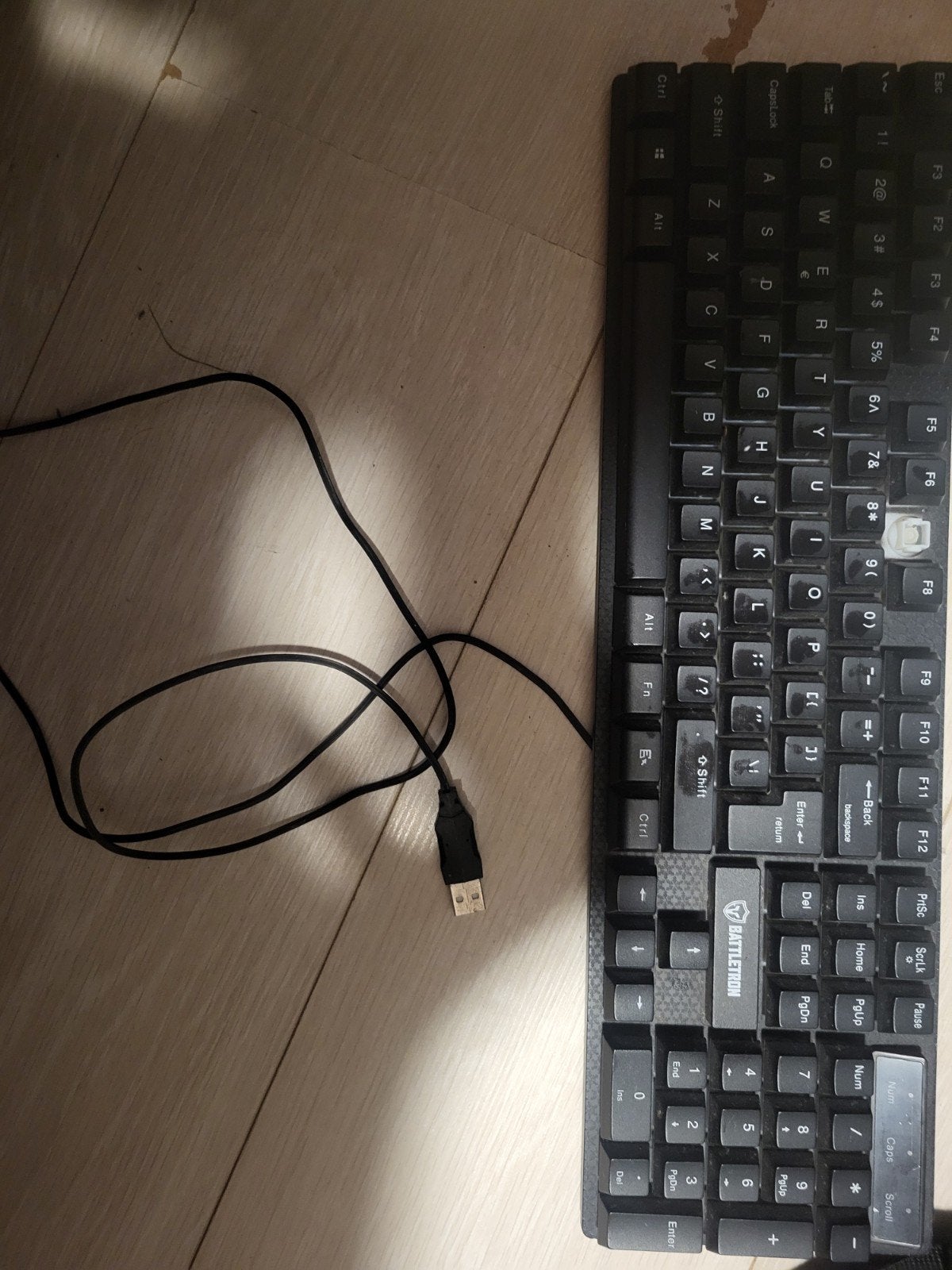 Battletron Toetsenbord - F7 defect, Computers en Software, Toetsenborden, Ophalen, Battletron, Gebruikt, Gaming toetsenbord