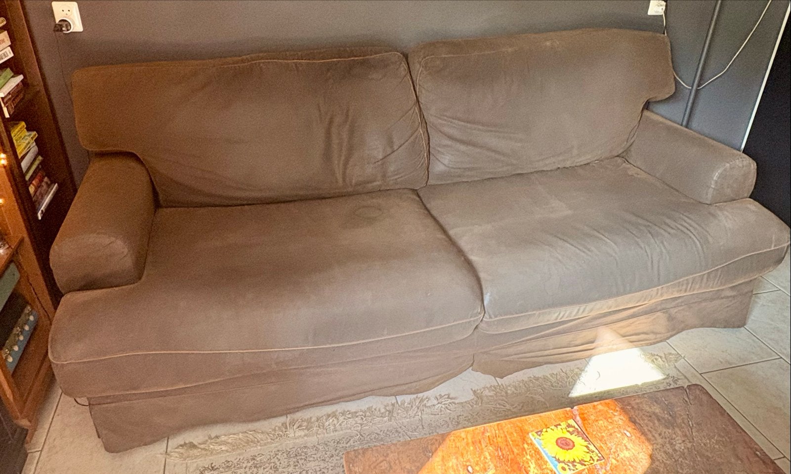 Gratis af te halen: Bank en twee fauteuils, Ophalen, Gebruikt, Tweepersoons, 75 tot 100 cm
