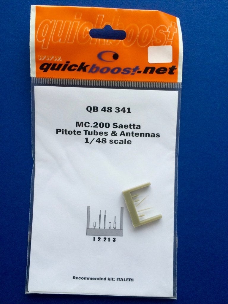 Quickboost	QB48341	Macchi MC.200  Pitot Tubes & Antenna 1/48, Overige merken, 1:72 tot 1:144, Verzenden, Nieuw