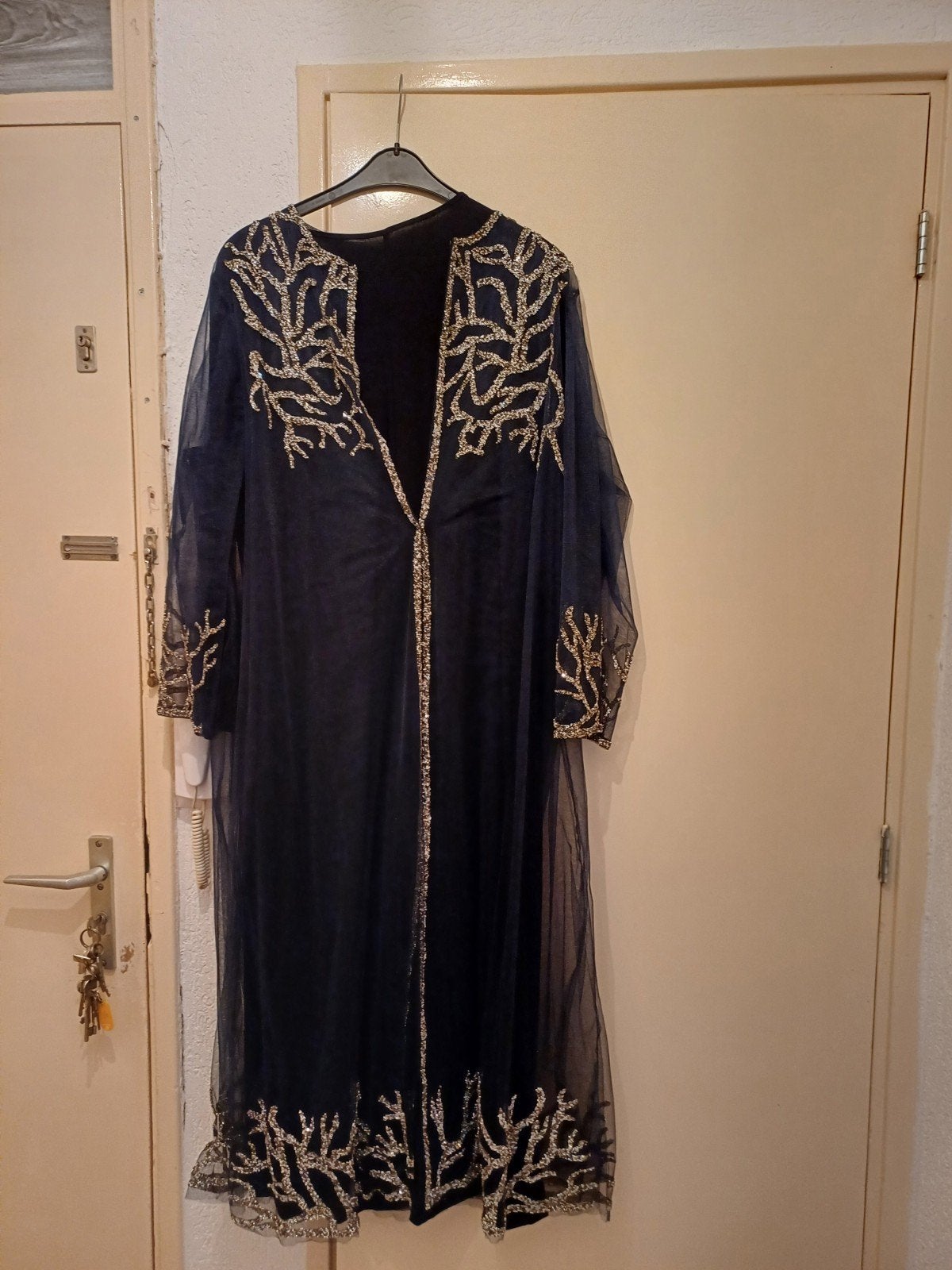 Galajurk/Abiye maat 54, Kleding | Dames, Galajurk, Blauw, Maat 46/48 (XL) of groter, Ophalen of Verzenden