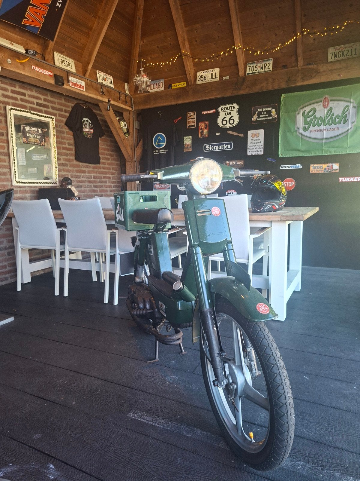 grolsch brommer decoratie, Fietsen en Brommers, Ophalen, Gebruikt, Overige merken