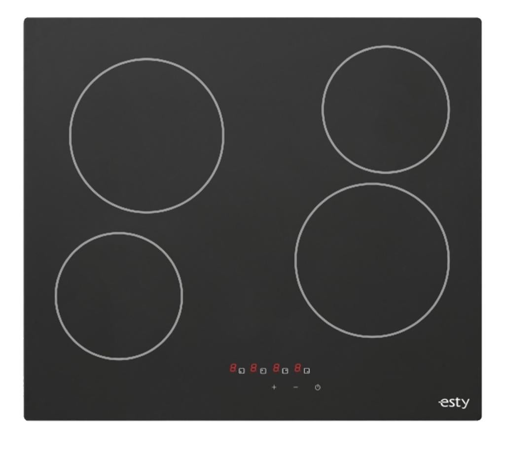 Esty Inductie Kookplaat 4 Zones - Nieuw in Doos, Ophalen, Nieuw, 4 kookzones, Inbouw