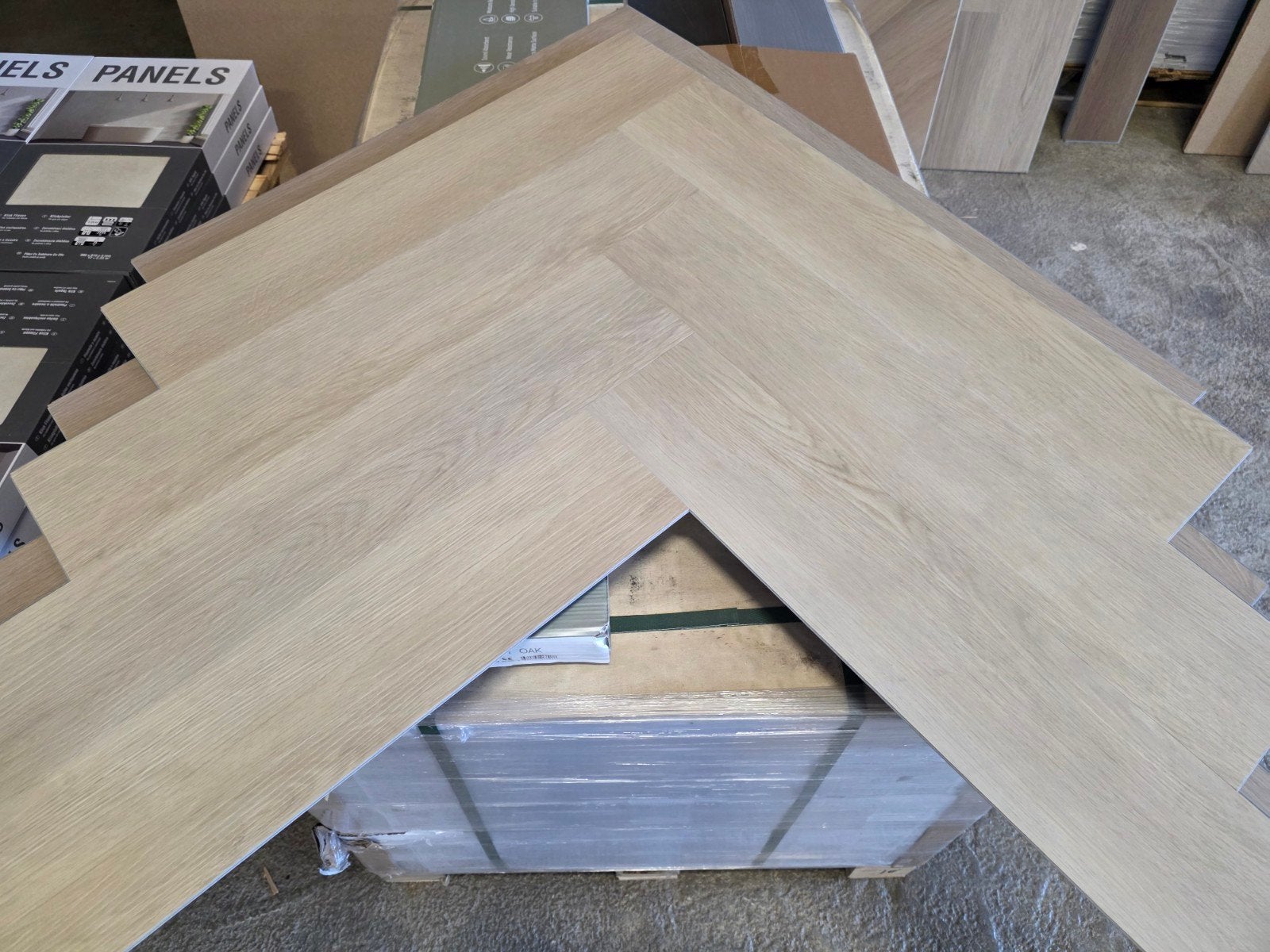 Pvc Visgraat Klik Vloer + Ondervloer €15 per m2!, Kunststof, 50 tot 150 cm, Nieuw, Ophalen of Verzenden