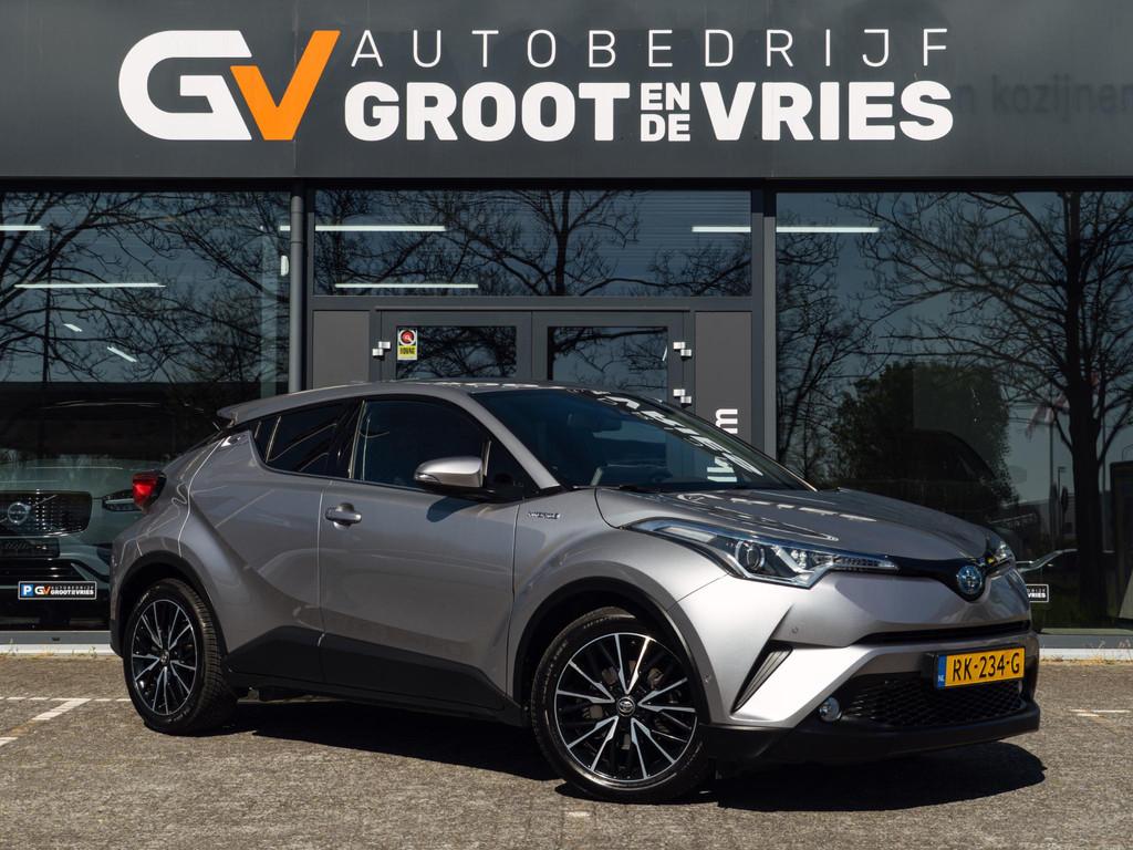 Toyota C-HR 1.8 Hybrid Executive |Camera|Trekhaak|Bruin lede, Auto's, Toyota, 4 cilinders, Leder en Stof, 122 pk, Origineel Nederlands