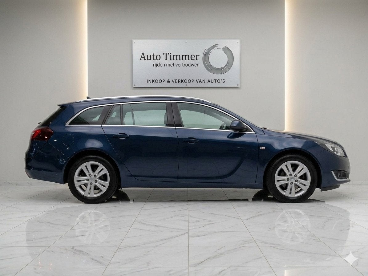 Opel Insignia Sports Tourer 1.8 Edition, Stof, Gebruikt, 4 cilinders, Blauw
