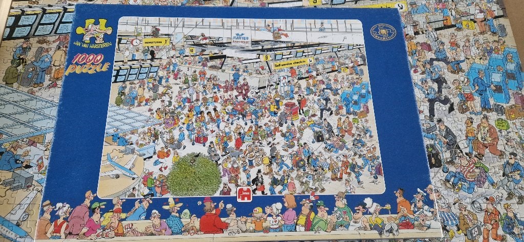 Jan van haasteren Vertrekhal, Ophalen of Verzenden, 500 t/m 1500 stukjes, Zo goed als nieuw, Legpuzzel
