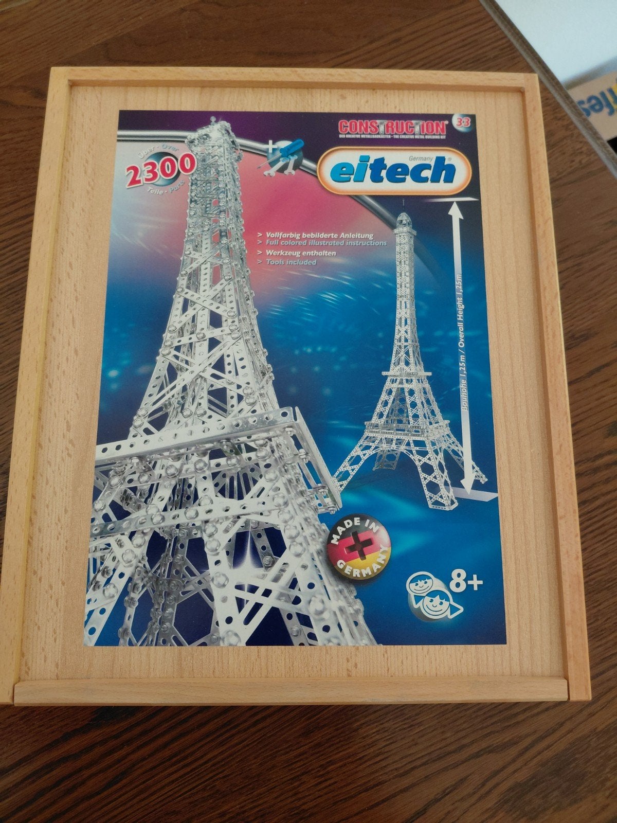 Eitech C33 Constructie Eiffeltoren Metaalbouwdoos, Ophalen of Verzenden, Zo goed als nieuw, Overige merken
