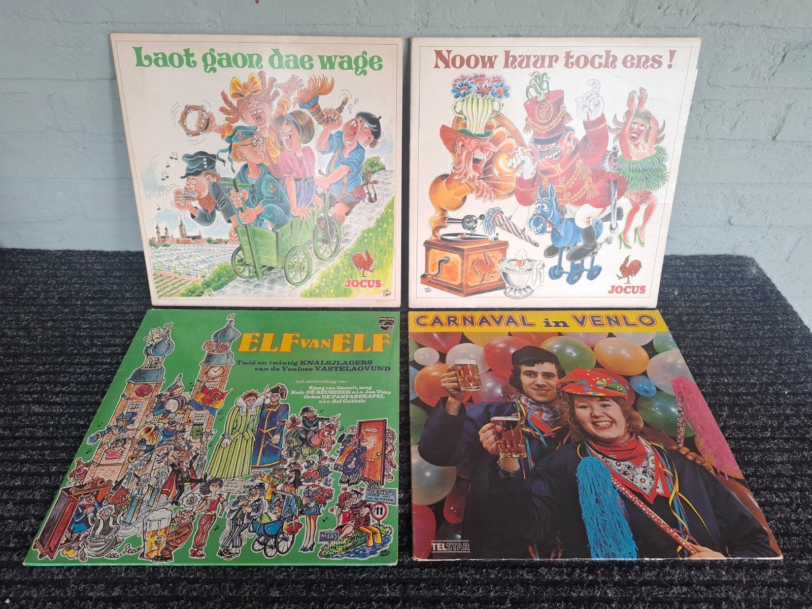 Venlose vastelaovend lp's carnaval Jocus, Ophalen of Verzenden, Gebruikt, 12 inch