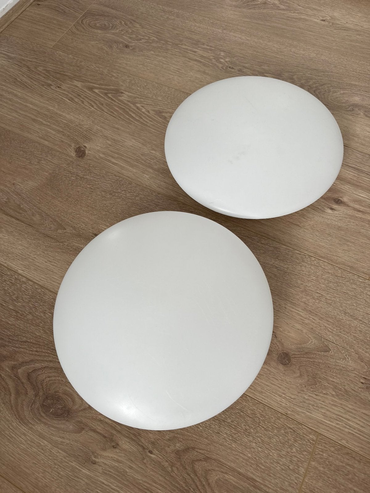 2 ikea led plafondlampen, Ophalen of Verzenden, Zo goed als nieuw