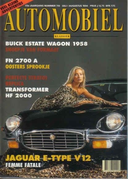 Automobiel 7/8 1994 : Jaguar E-Type - Panhard Dyna Veritas, Ophalen of Verzenden, Gelezen, Algemeen