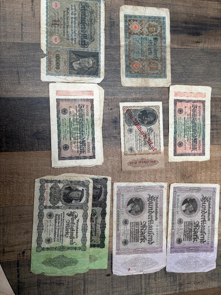 briefgeld Duitse marken, Ophalen of Verzenden, Nederland, Bankbiljetten