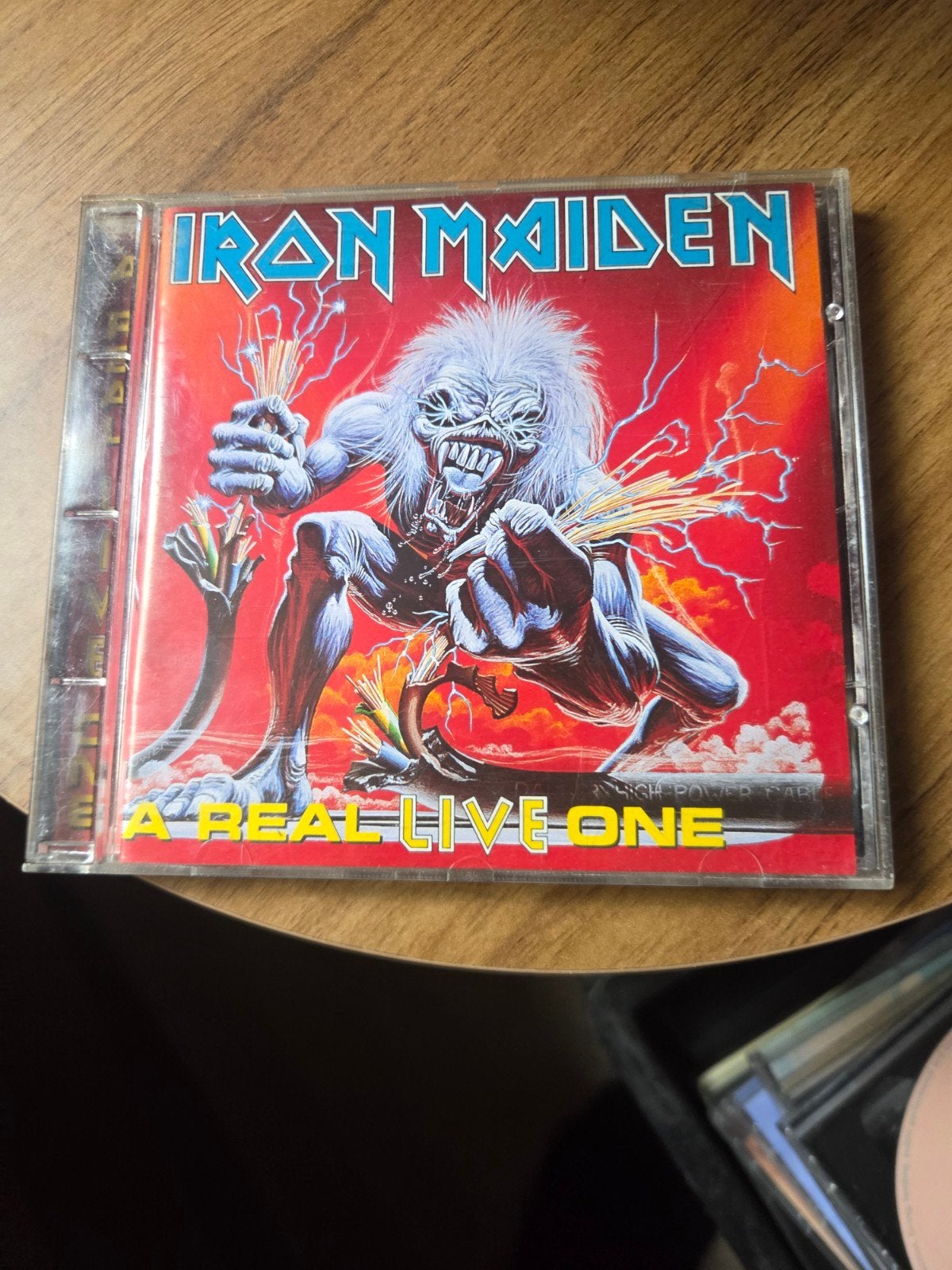 Iron Maiden - A Real Live One CD (Live Album), Ophalen of Verzenden, Gebruikt, Hardrock, Live-album