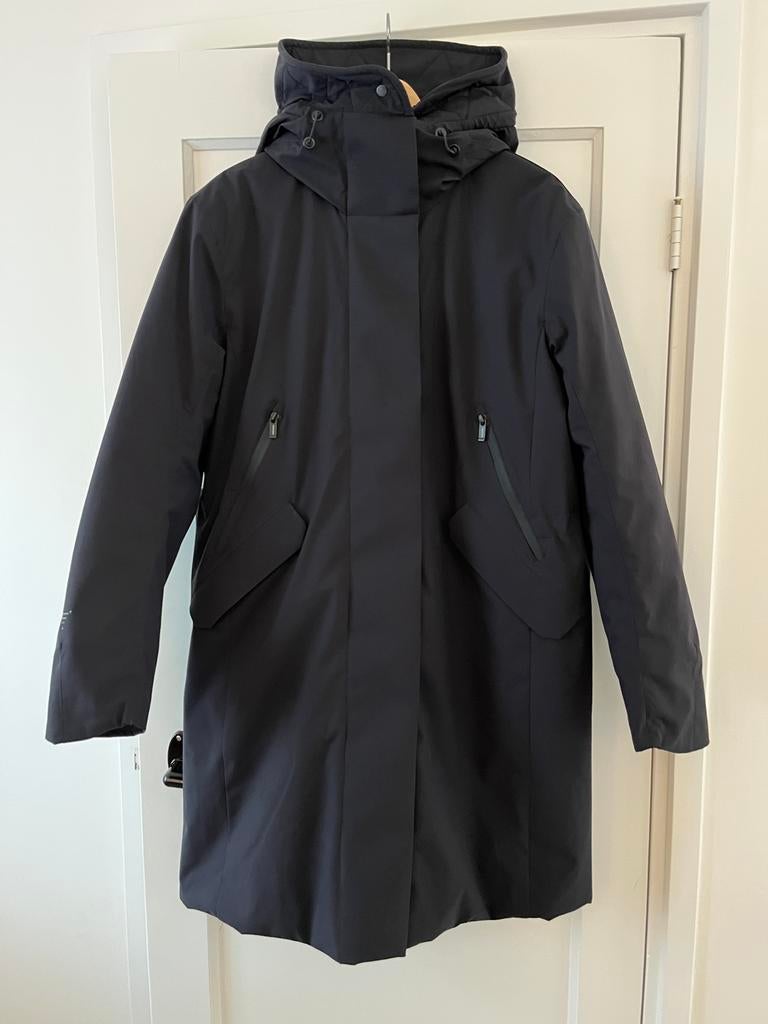 Krakatau jack parka technical coat, Ophalen of Verzenden, Zo goed als nieuw, Maat 42/44 (L), Zwart