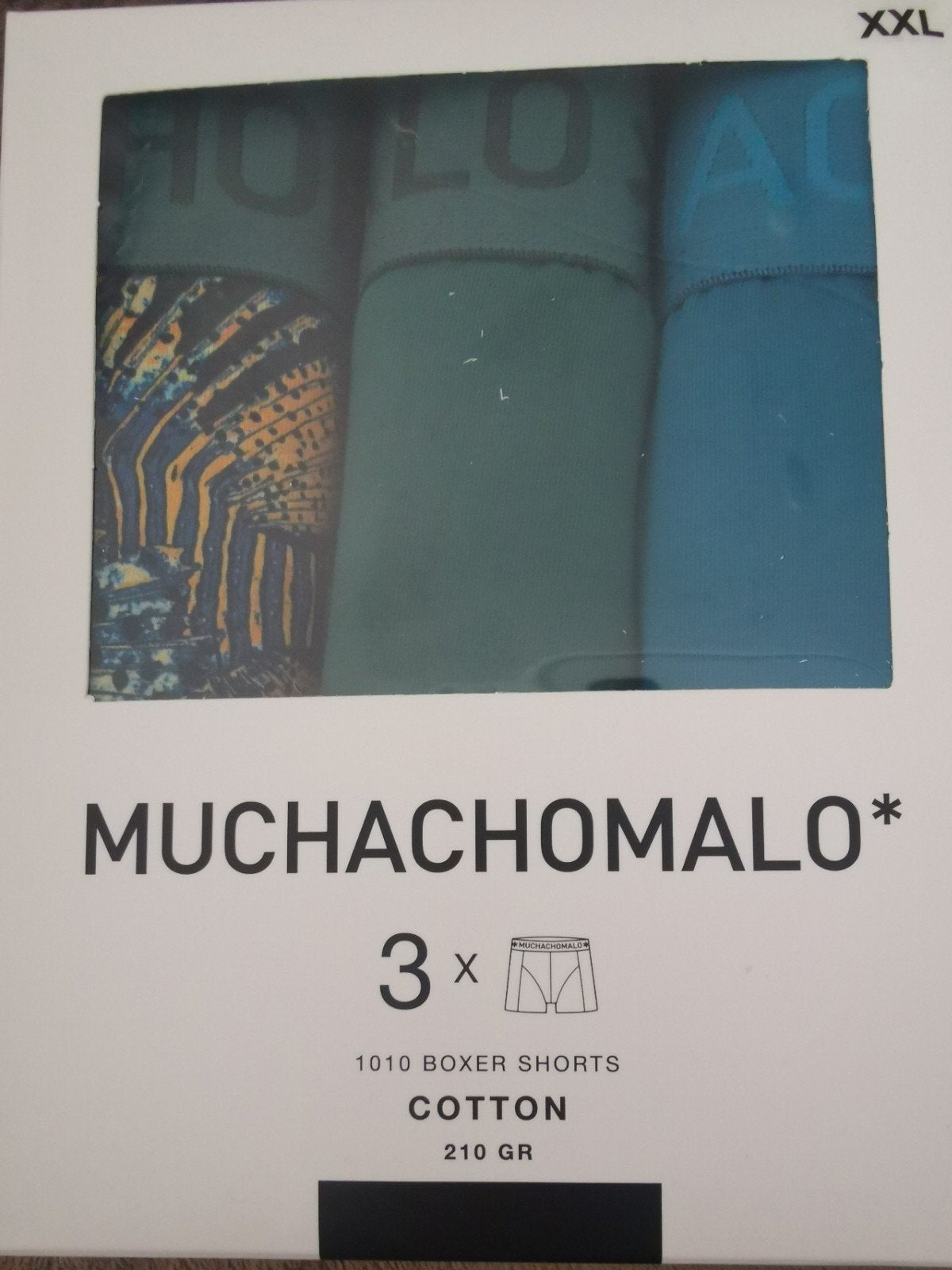 Muchachomalo 3 pack boxershorts maat 2XL, Verzenden, Overige kleuren, Muchachomalo, Boxer