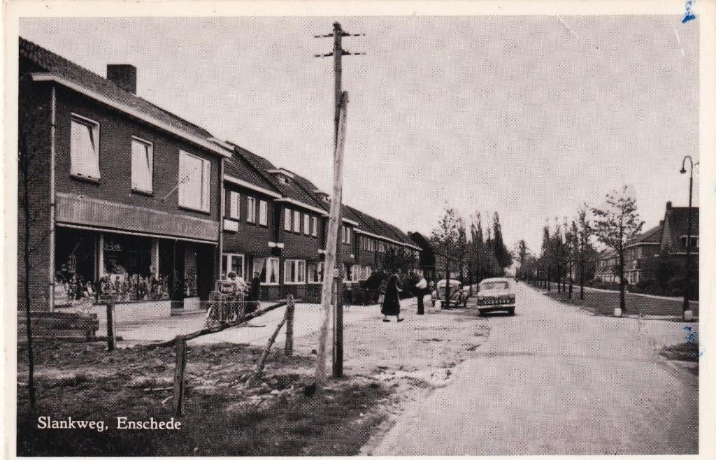 Enschede, Winkel, Wijk., Verzenden, 1940 tot 1960, Gelopen, Overijssel