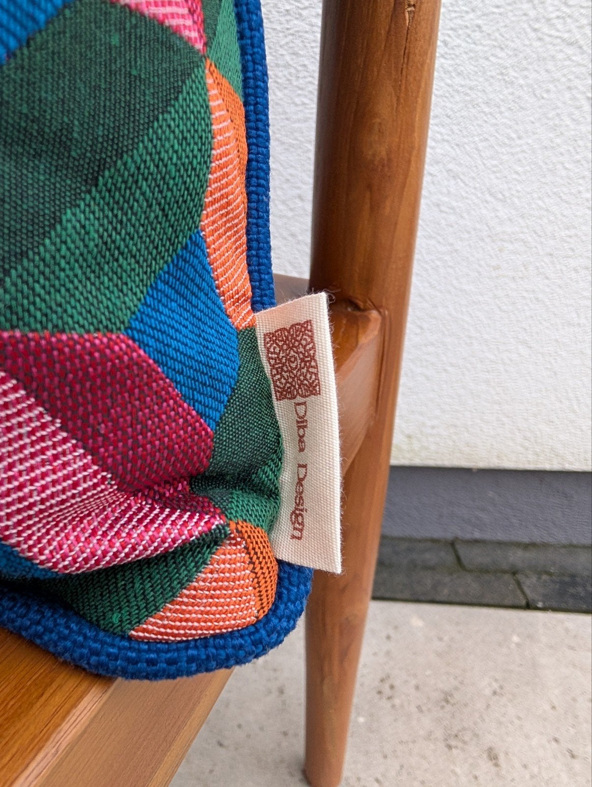 Sierkussen fuchsia, Huis en Inrichting, Afneembare hoes, Blauw, Diba Design, Nieuw