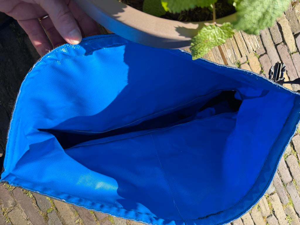 Rack-Pack: Flexibele en onderhoudsvriendelijke reistas, 30 cm of meer, Gebruikt, Blauw, Ophalen of Verzenden