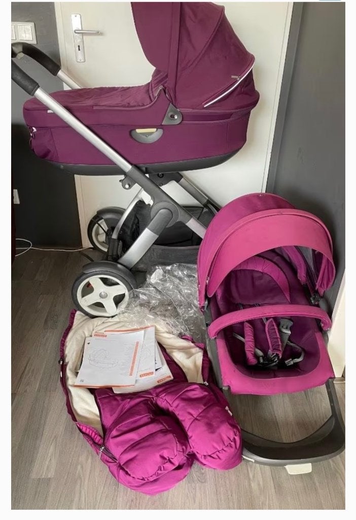 Te koop en super mooie Stokke Crusi kinderwagen compleet, Kinderen en Baby's, Ophalen of Verzenden, Gebruikt, Kinderwagen, Overige merken