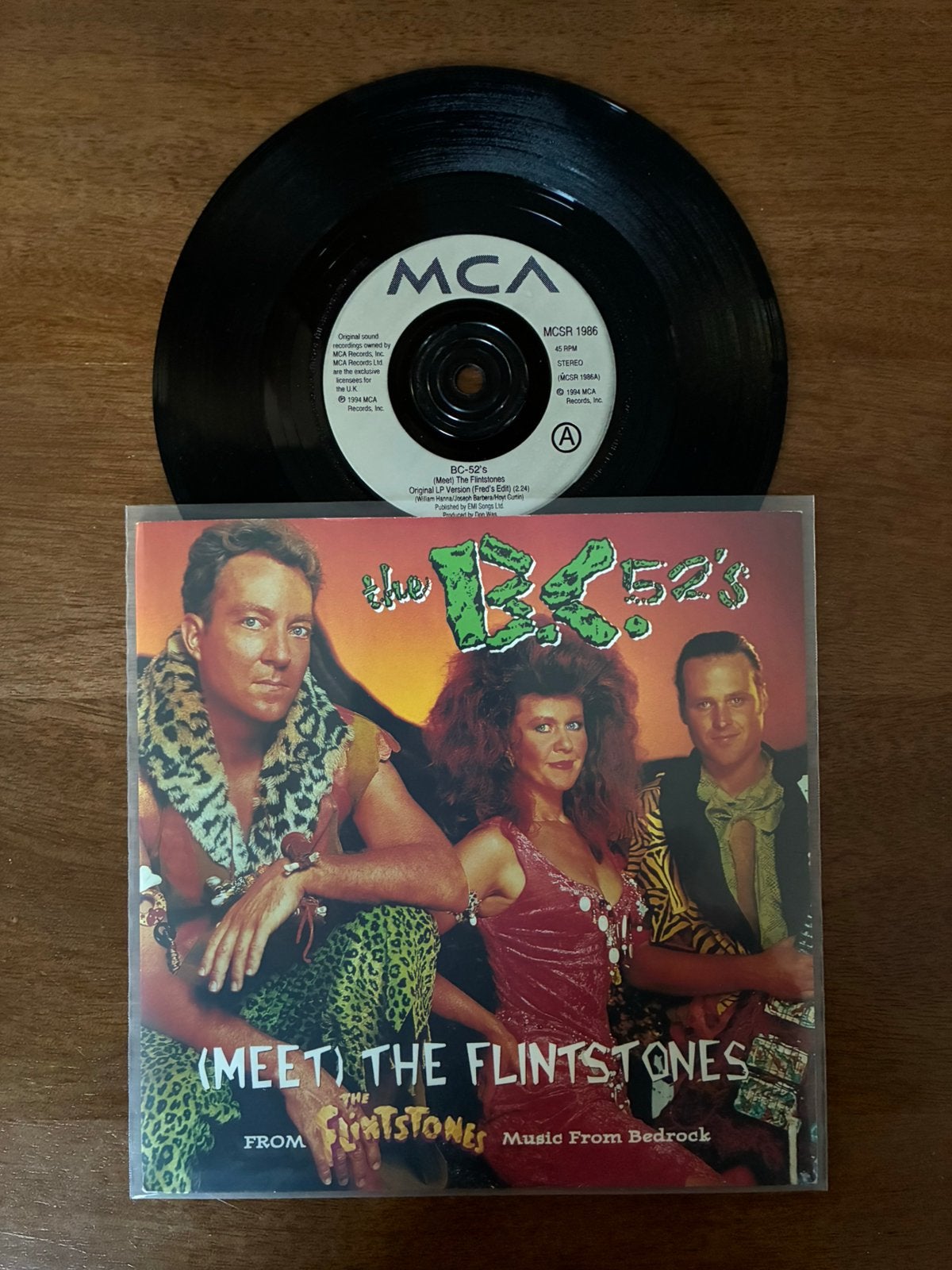 The BC52’s - Meet the Flintstones, Cd's en Dvd's, Ophalen of Verzenden, 7 inch