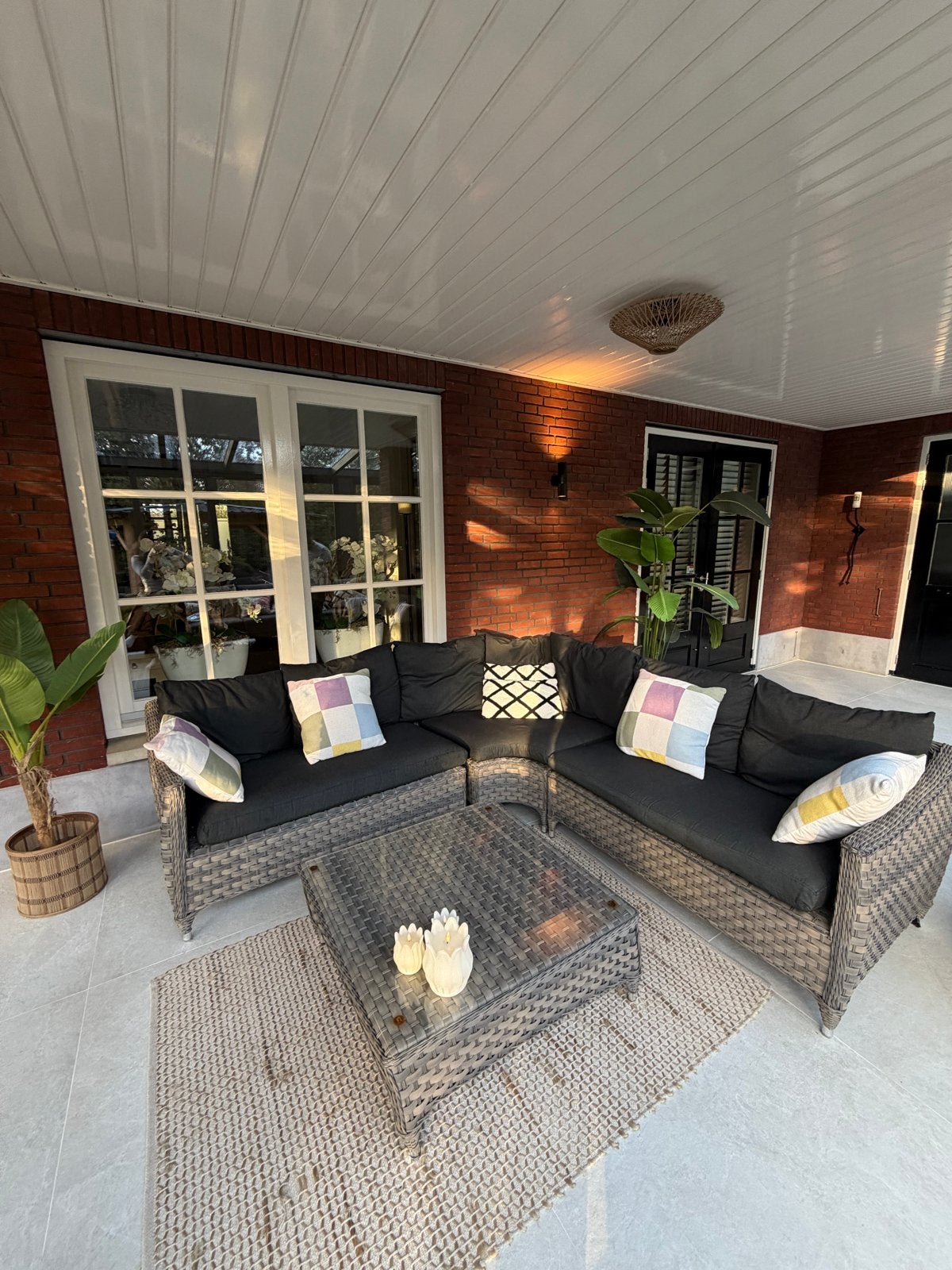 Hartman Wicker Loungeset, Ophalen, Zo goed als nieuw, Loungeset, Wicker