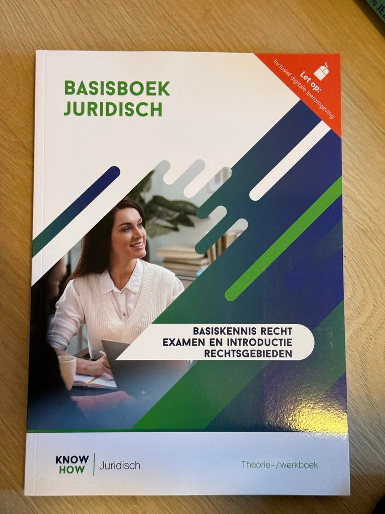 Schoolboeken - Basisboek Juridisch, Boeken, Ophalen of Verzenden, Nieuw, Overige niveaus, Overige vakken