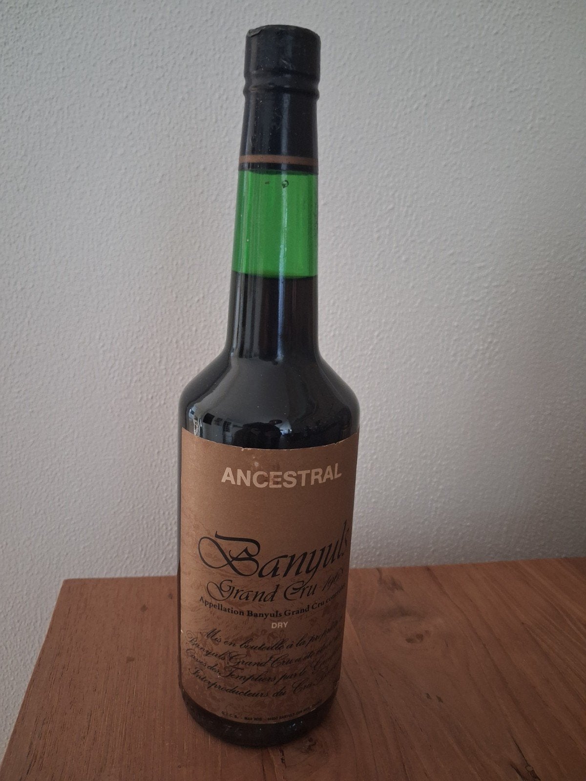 Ancestral Banyuls Grand Cru 1968, Ophalen, Frankrijk, Zo goed als nieuw, Rode wijn